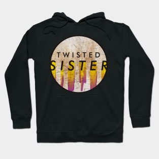 Twisted Sister - VINTAGE YELLOW CIRCLE Hoodie